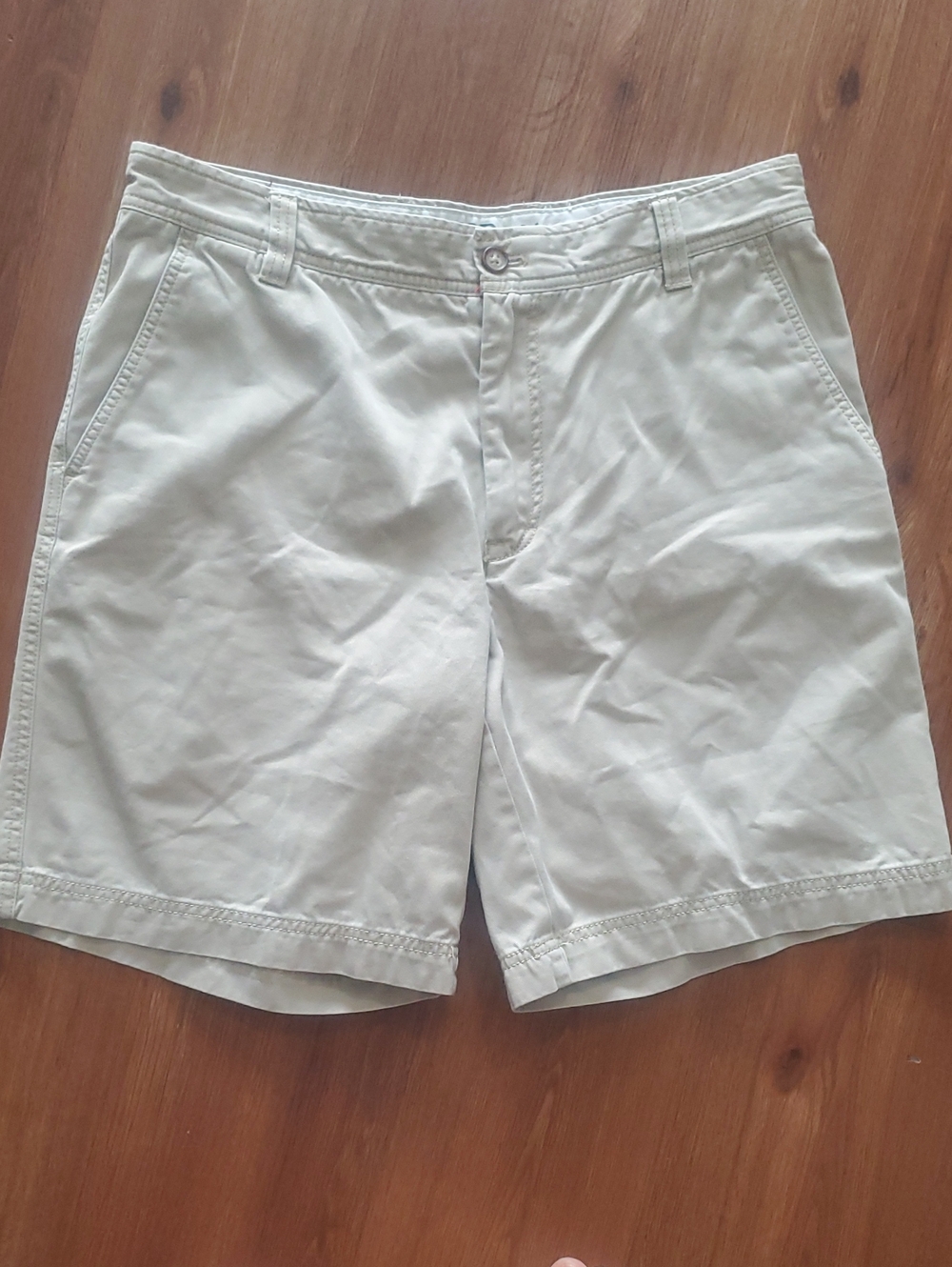 Men's Izod Tan Chino Flat-Front Shorts